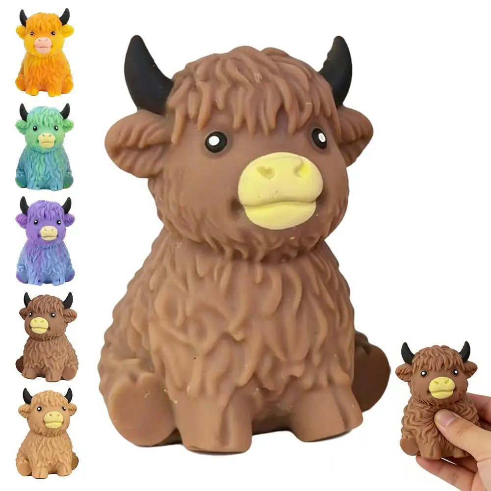 Novelty Gifts - Caixa Surpresa de Vaca Escocesa Highland