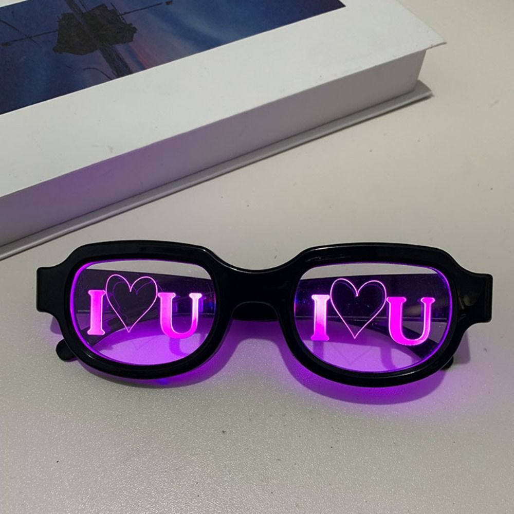 Óculos LED de Efeito Especial, - Glow In The Dark Party Glasses avaliação e preço