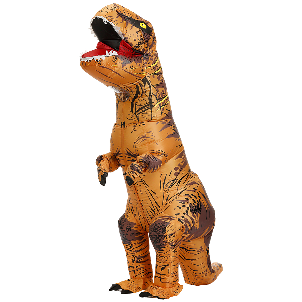 Fantasia Engraçada de Hallowee - Inflatable Dinosaur Costume Adult avaliação e preço