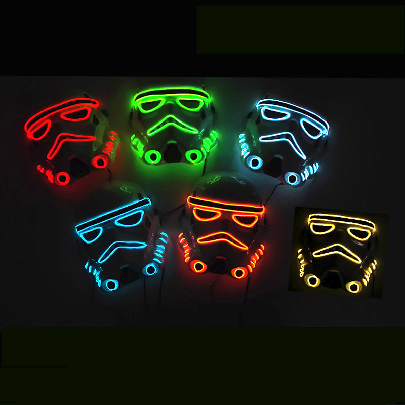 Máscara noturna para festa de  - Led Purge Mask Halloween avaliação e preço